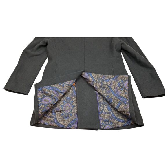 Tallia Double Breasted Green Wool Peacoat - Picture 7 of 16